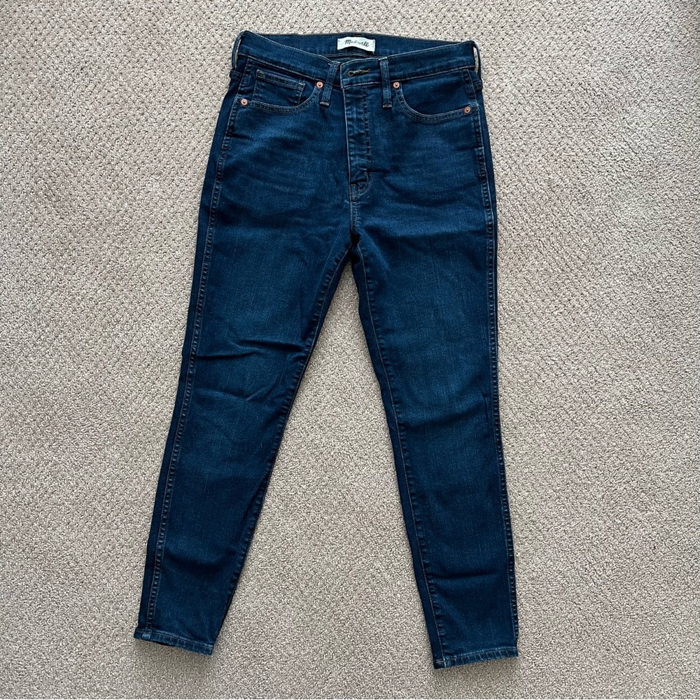Size 29P Madewell 10 inch High Rise Skinny Jeans - Picture 2 of 6